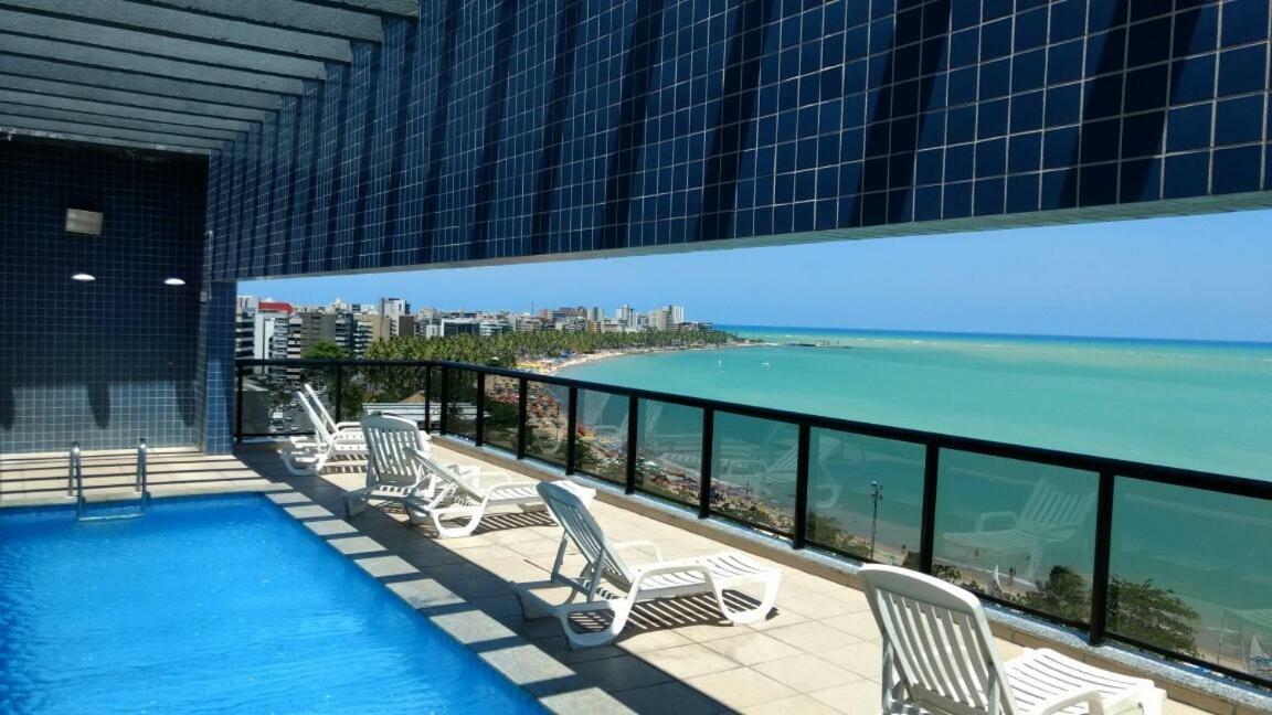 Apartamento Luxo 2/4 Beira-Mar Pajucara - Maceio Appartement Buitenkant foto